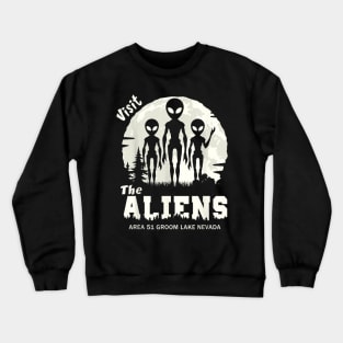 Théoricien de l’astronaute antique - OVNI - Alien Crewneck Sweatshirt